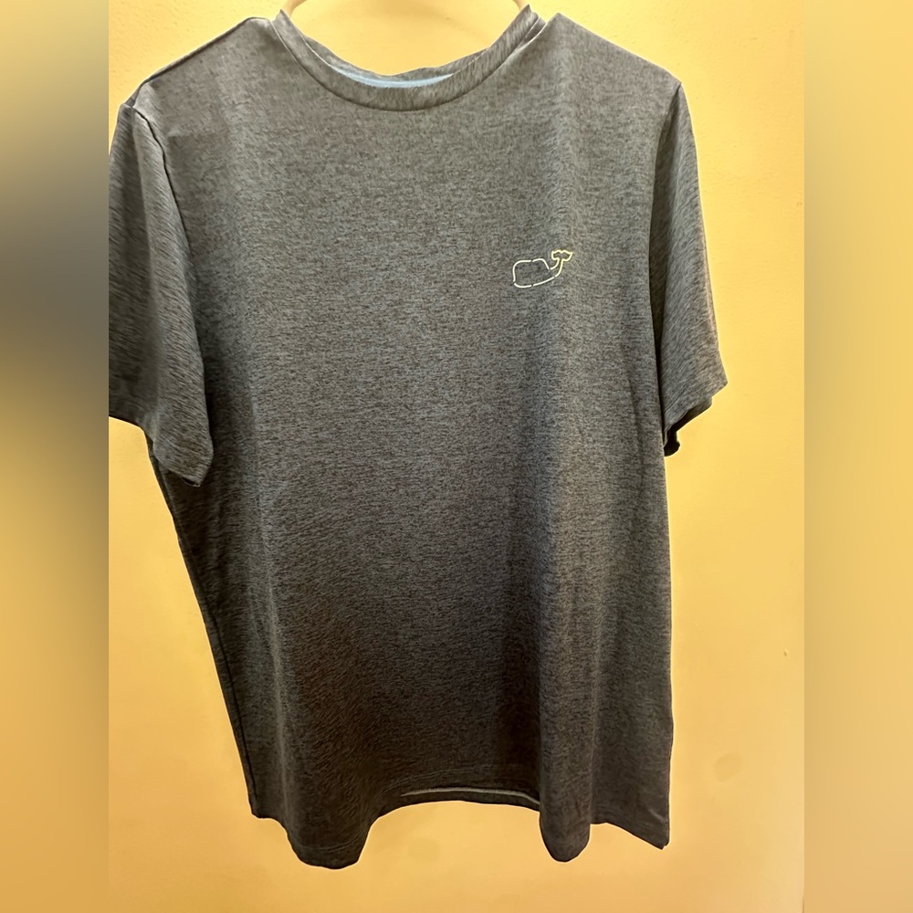 Vineyard Vines Charcoal Blue Performance Men’s Short Sleeve Tee